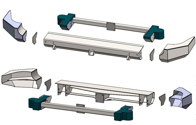 FJ Cruiser High Clearance Rear Bumper Kit