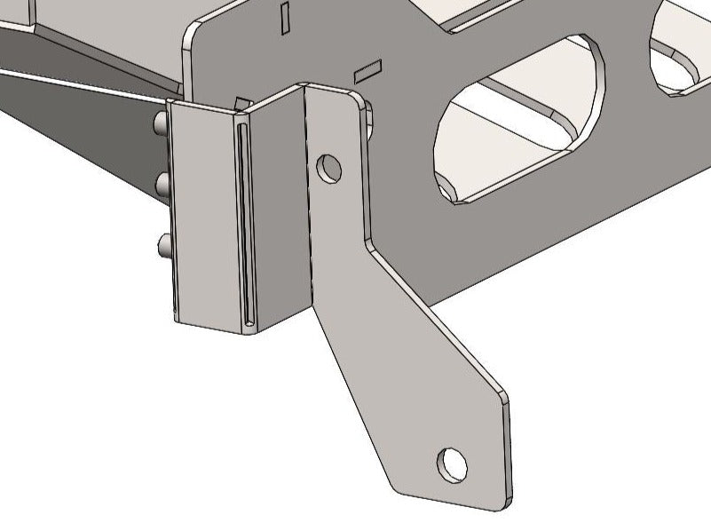 FJ/4runner Bumper Reinforcement Brackets