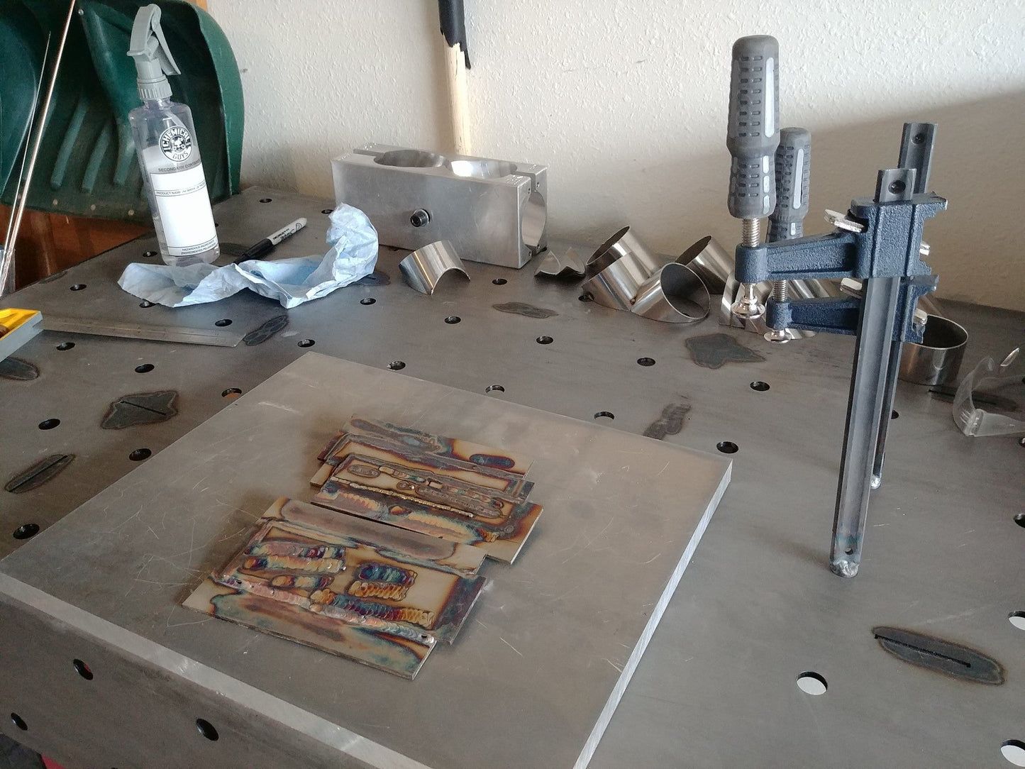 Weld Fixture Table Manufacturing Drawings 72x28