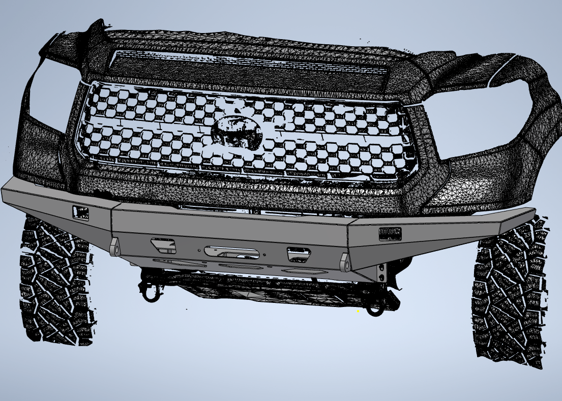 2007-2021 Tundra Front Bumper Manufacturing Drawings