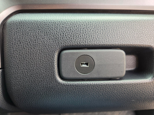 2024+ Glove Box Key Vinyl Blackout